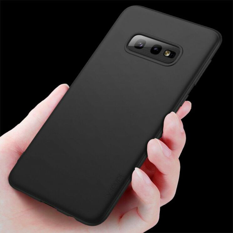 Силиконовый (TPU) чехол X-LEVEL Matte для Samsung Galaxy S10e (G970) (TPU) - Black: фото 2 из 7