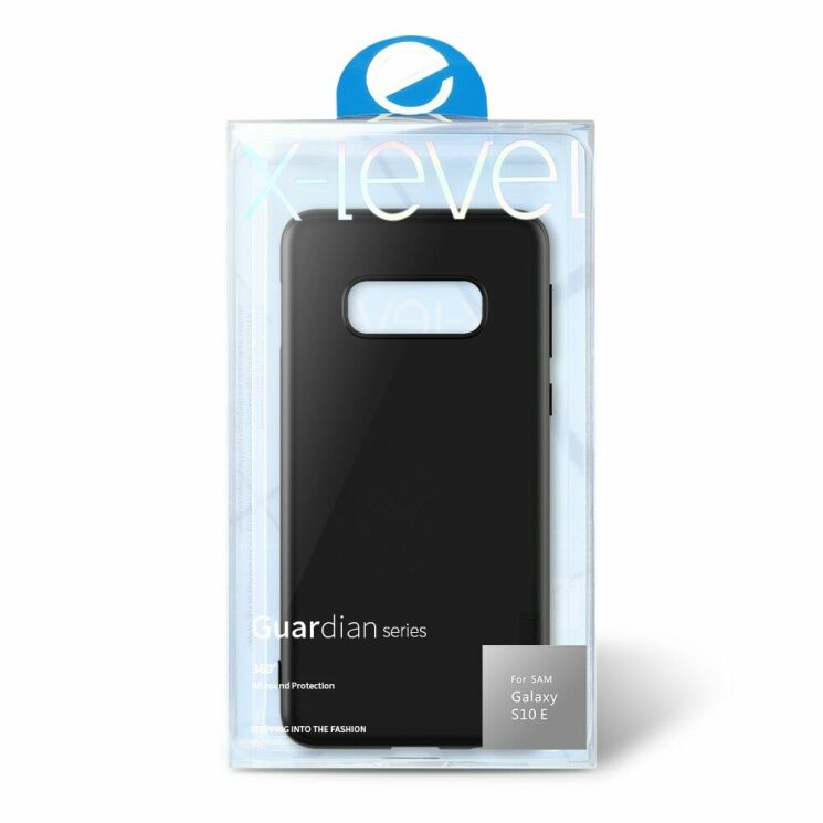 Силиконовый (TPU) чехол X-LEVEL Matte для Samsung Galaxy S10e (G970) (TPU) - Black: фото 7 из 7