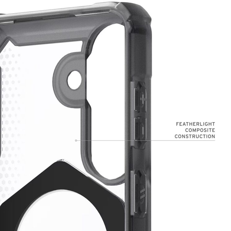Ударопрочный чехол URBAN ARMOR GEAR Plasma XTE MagSafe для Samsung Galaxy S26 (S942) 214524113136 - Ash / Titanium: фото 10 из 12