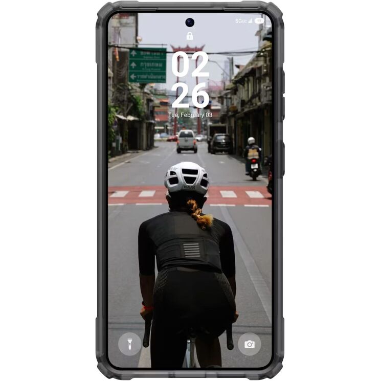 Ударопрочный чехол URBAN ARMOR GEAR Plasma XTE MagSafe для Samsung Galaxy S26 (S942) 214524113136 - Ash / Titanium: фото 4 из 12