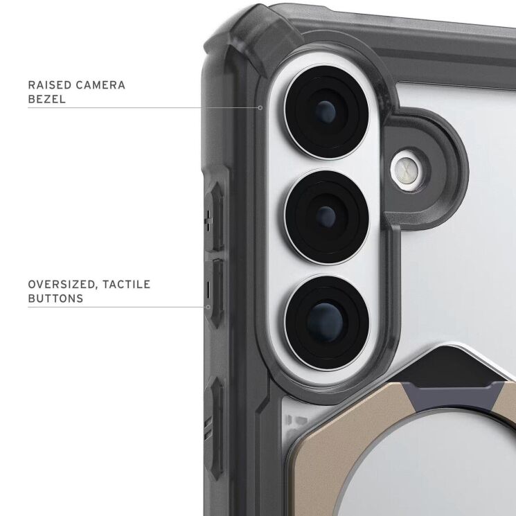 Ударопрочный чехол URBAN ARMOR GEAR Plasma XTE MagSafe для Samsung Galaxy S26 (S942) 214524113136 - Ash / Titanium: фото 11 из 12