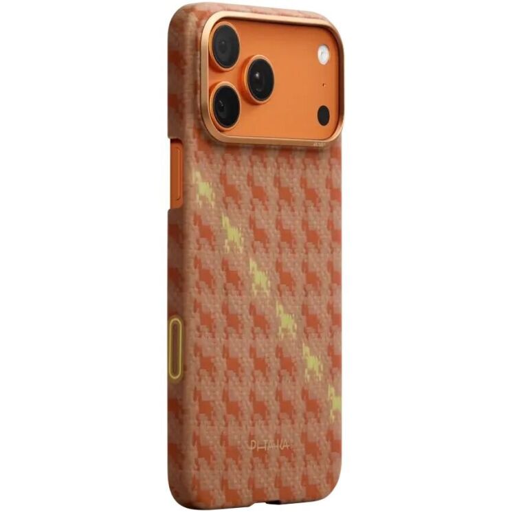 Ультратонкий чохол Pitaka Edge Case Happiness Rides для iPhone 17 Pro (HR1701P) - Amber (403284O) Ультратонкий чохол Pitaka Edge Case Happiness Rides для iPhone 17 Pro (HR1701P) - Amber: фото 2 з 11