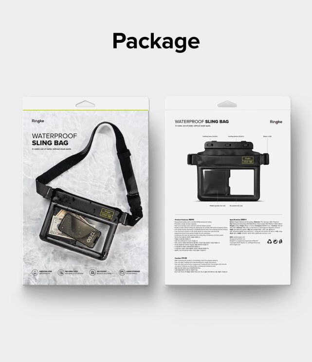 Влагозащитный чехол Ringke Waterproof Sling Bag (8809961786273): фото 16 из 18