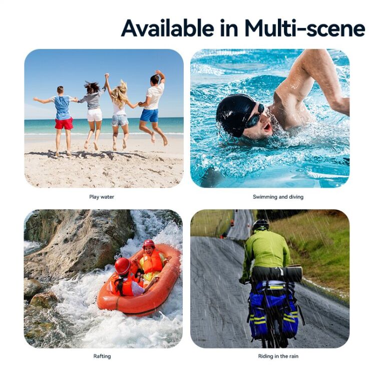 Вологозахисний чохол USAMS YD014 Waterproof Case - Pink: фото 9 з 13