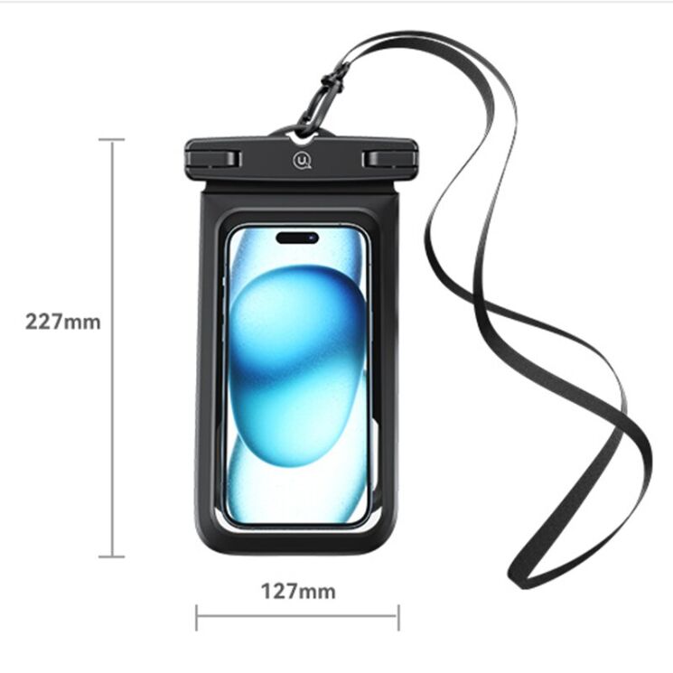 Вологозахисний чохол USAMS YD014 Waterproof Case - Pink: фото 12 з 13