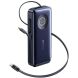 Внешний аккумулятор Baseus EnerCore CR11 100W (20000mAh) + кабель Type-C + Type-C (PPNMS) - Black (995797B). Фото 2 из 13
