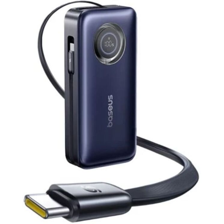 Внешний аккумулятор Baseus EnerCore CR11 100W (20000mAh) + кабель Type-C + Type-C (PPNMS) - Black (995797B) Внешний аккумулятор Baseus EnerCore CR11 100W (20000mAh) + кабель Type-C + Type-C (PPNMS) - Black: фото 3 из 13