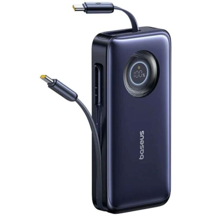 Внешний аккумулятор Baseus EnerCore CR11 100W (20000mAh) + кабель Type-C + Type-C (PPNMS) - Black (995797B) Внешний аккумулятор Baseus EnerCore CR11 100W (20000mAh) + кабель Type-C + Type-C (PPNMS) - Black: фото 1 из 13