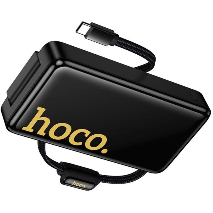 Внешний аккумулятор Hoco Q45 22.5W+PD20W (10000mAh) + кабель Type-C - Black (995589B) Внешний аккумулятор Hoco Q45 22.5W+PD20W (10000mAh) + кабель Type-C - Black: фото 5 из 9