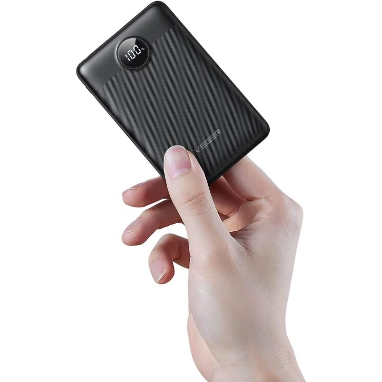Зовнішній акумулятор VEGER S11 W1140 22.5W + QC3.0 (10000mAh) - Black: фото 6 з 14