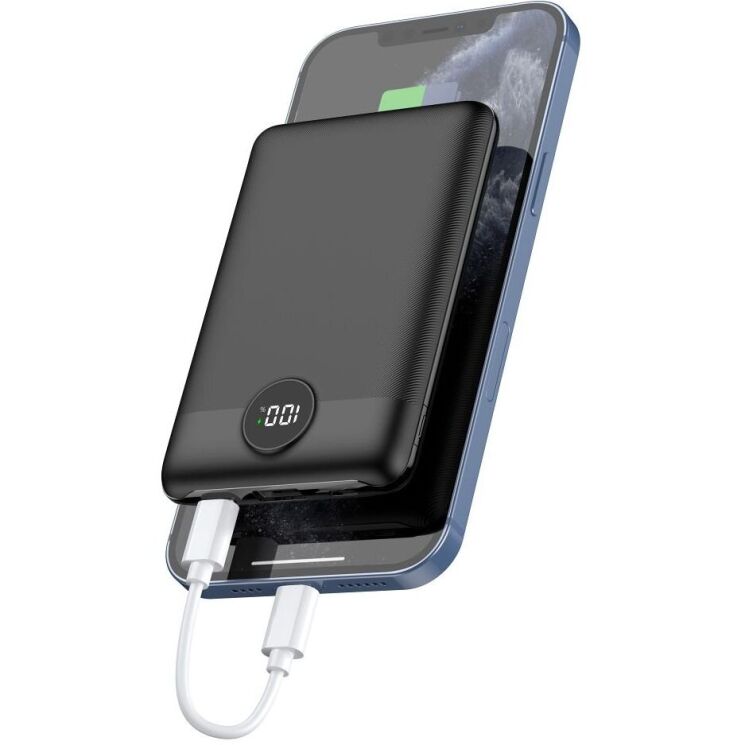 Зовнішній акумулятор VEGER S11 W1140 22.5W + QC3.0 (10000mAh) - Black: фото 5 з 14