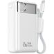 Внешний аккумулятор WiWU T132 65W (12000 mAh) + кабель Type-C - White (995763W). Фото 3 из 7
