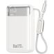 Внешний аккумулятор WiWU T132 65W (12000 mAh) + кабель Type-C - White (995763W). Фото 2 из 7