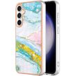Захисний чохол Deexe Marble Case для Samsung Galaxy S24 FE (S721) - Light Green (367578LG)