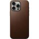 Захисний чохол Nomad Modern Leather Case для Apple iPhone 15 Pro Max - Brown (349604Z). Фото 1 з 14