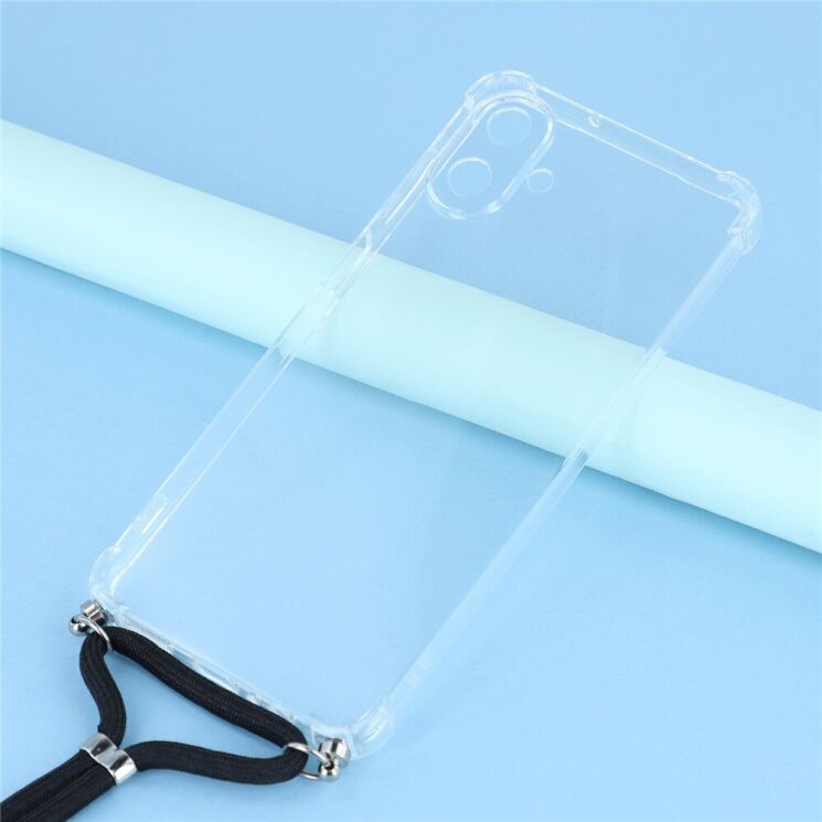Захисний чохол UniCase AirBag with Strap для Samsung Galaxy A07 (A075) - Transparent: фото 3 из 4