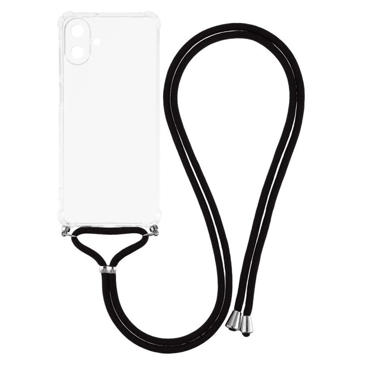 Захисний чохол UniCase AirBag with Strap для Samsung Galaxy A07 (A075) - Transparent: фото 1 из 4