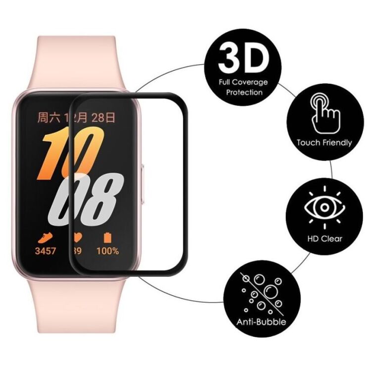 Захисна плівка ENKAY 3D Curved Film для Samsung Galaxy Fit 3 - Black: фото 2 з 6