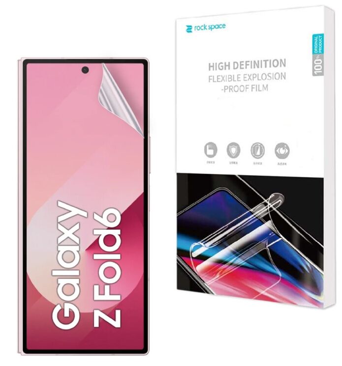 Защитная пленка на внешний экран RockSpace Explosion-Proof SuperClear для Samsung Galaxy Fold 6: фото 1 из 10