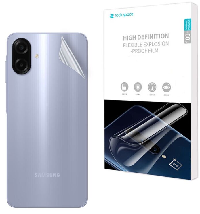 Защитная пленка на заднюю панель RockSpace Explosion-Proof SuperClear для Samsung Galaxy A07 (A075): фото 1 из 9