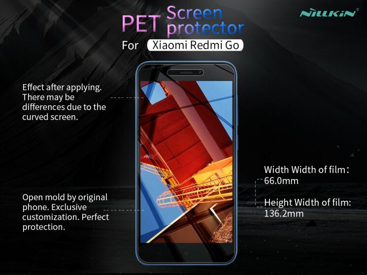 Защитная пленка NILLKIN Crystal для Xiaomi Redmi Go: фото 6 из 7