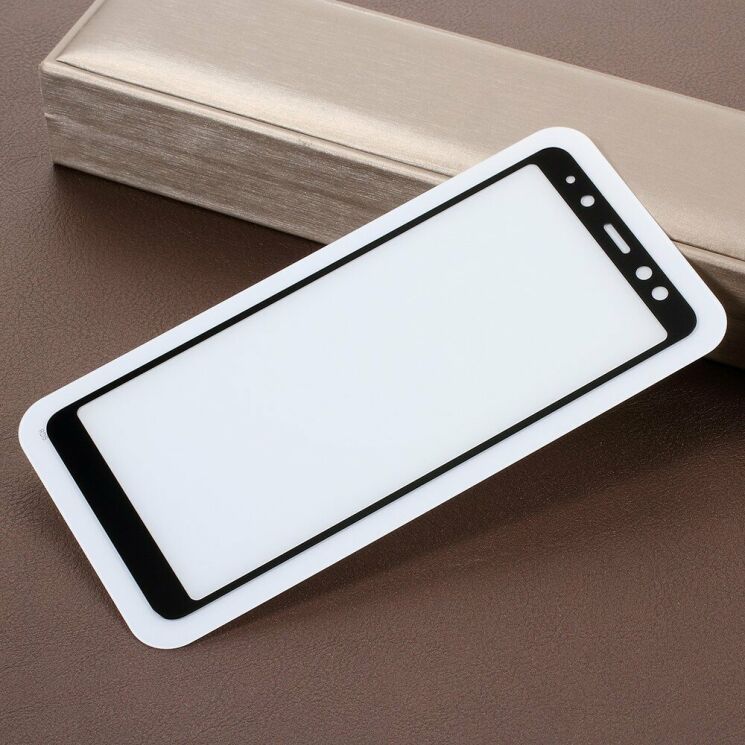 Защитное стекло AMORUS Full Glue Tempered Glass для Samsung Galaxy A8 (A530) - Black: фото 7 из 11