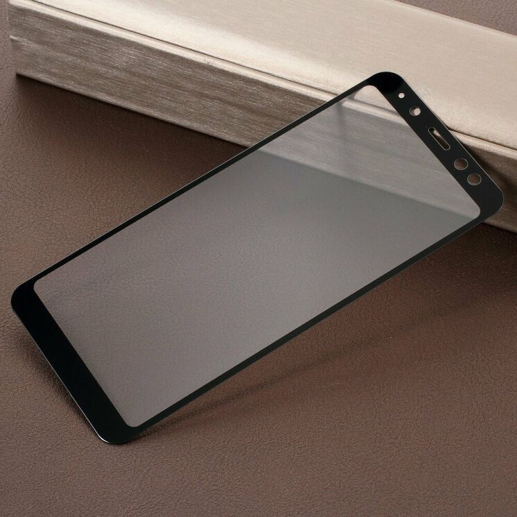 Защитное стекло AMORUS Full Glue Tempered Glass для Samsung Galaxy A8 (A530) - Black: фото 3 из 11