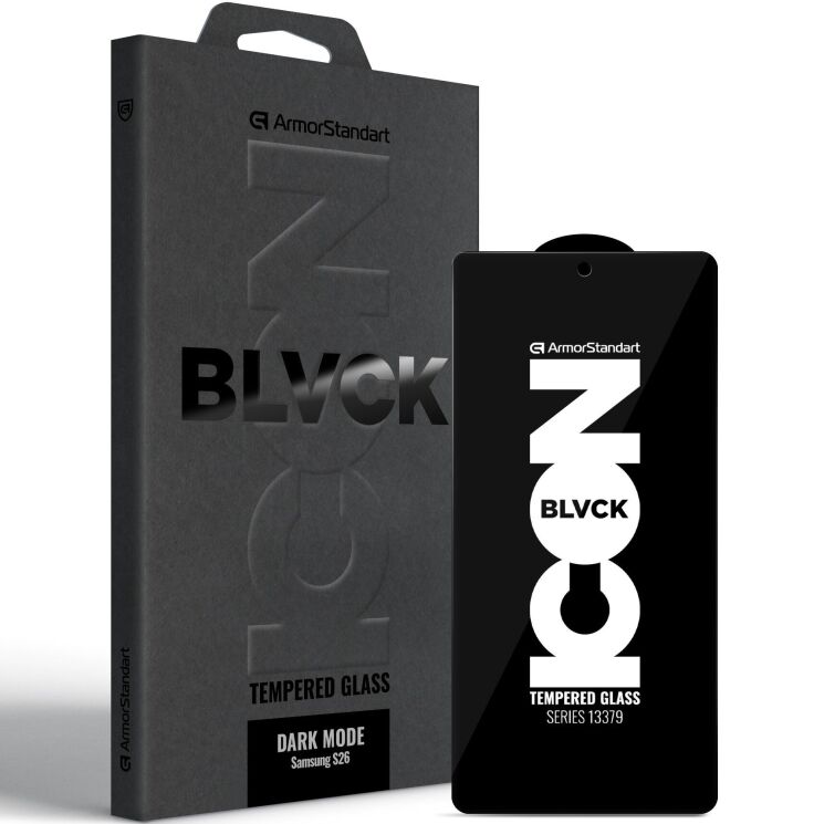 Захисне скло ArmorStandart Dark Mode BI для Samsung Galaxy S26 (S942) - Black (407268B) Захисне скло ArmorStandart Dark Mode BI для Samsung Galaxy S26 (S942) - Black: фото 1 з 1