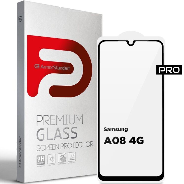 Защитное стекло ArmorStandart Pro 5D для Samsung Galaxy A08 (A085) - Black (245309B) Защитное стекло ArmorStandart Pro 5D для Samsung Galaxy A08 (A085) - Black: фото 1 из 7