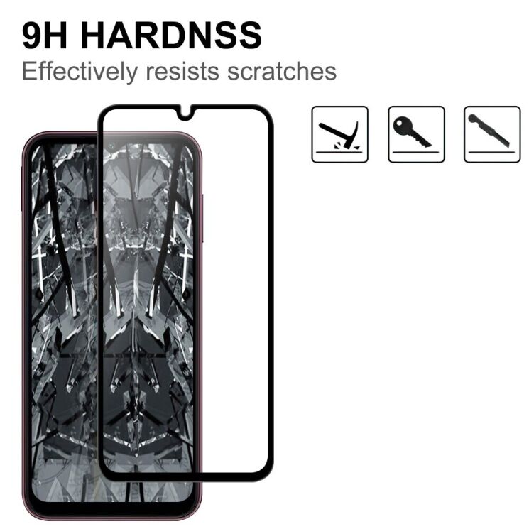 Захисне скло Deexe Full Glue Coverage для Samsung Galaxy A15 (A155) - Black: фото 3 з 4