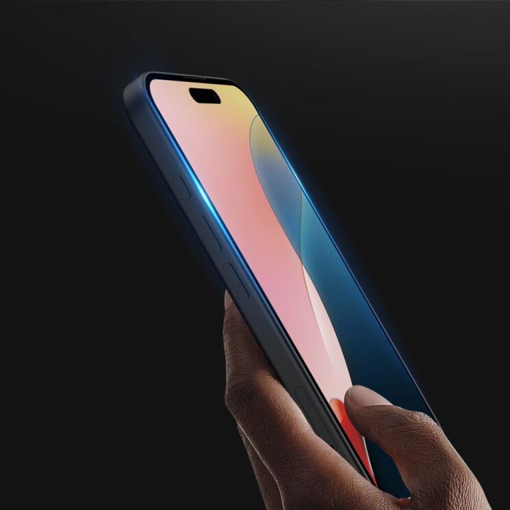Защитное стекло DUX DUCIS Full Glue для Apple iPhone 16 - Black: фото 2 из 9