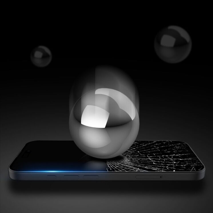 Защитное стекло DUX DUCIS Full Glue для Apple iPhone 16 - Black: фото 3 из 9