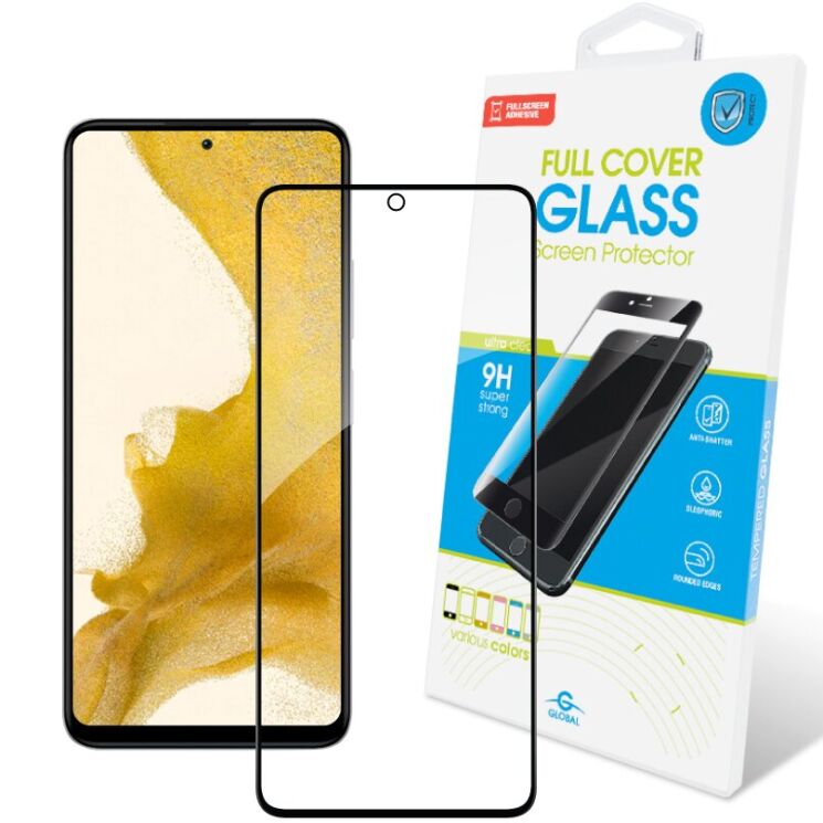 Захисне скло Global Full Glue для Xiaomi Redmi Note 12 - Black: фото 1 з 4