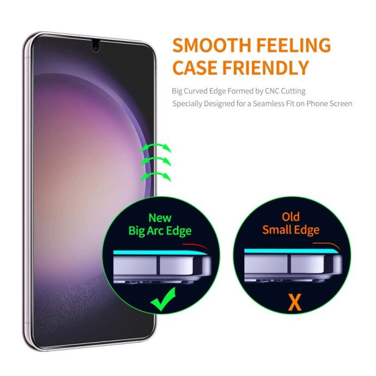 Захисне скло HAT PRINCE Full Glue Cover для Samsung Galaxy S24 - Black: фото 3 з 10