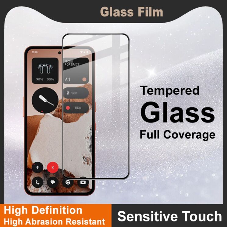 Захисне скло IMAK 5D Pro+ Full Glue для Nothing CMF Phone 2 Pro - Black: фото 3 з 10