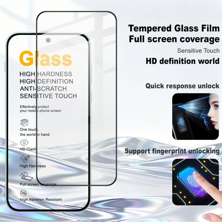 Защитное стекло IMAK 5D Pro+ Full Glue для OnePlus Nord 6 - Black (411916B) Защитное стекло IMAK 5D Pro+ Full Glue для OnePlus Nord 6 - Black: фото 3 из 11