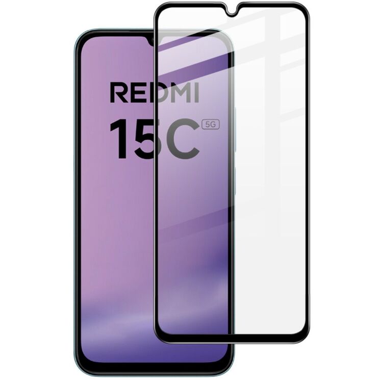 Захисне скло IMAK 5D Pro+ Full Glue для Xiaomi Redmi 15C - Black: фото 1 з 9