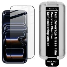 Захисне скло IMAK Easy Install Full GLue для iPhone 17 Pro Max - Black: фото 1 з 12