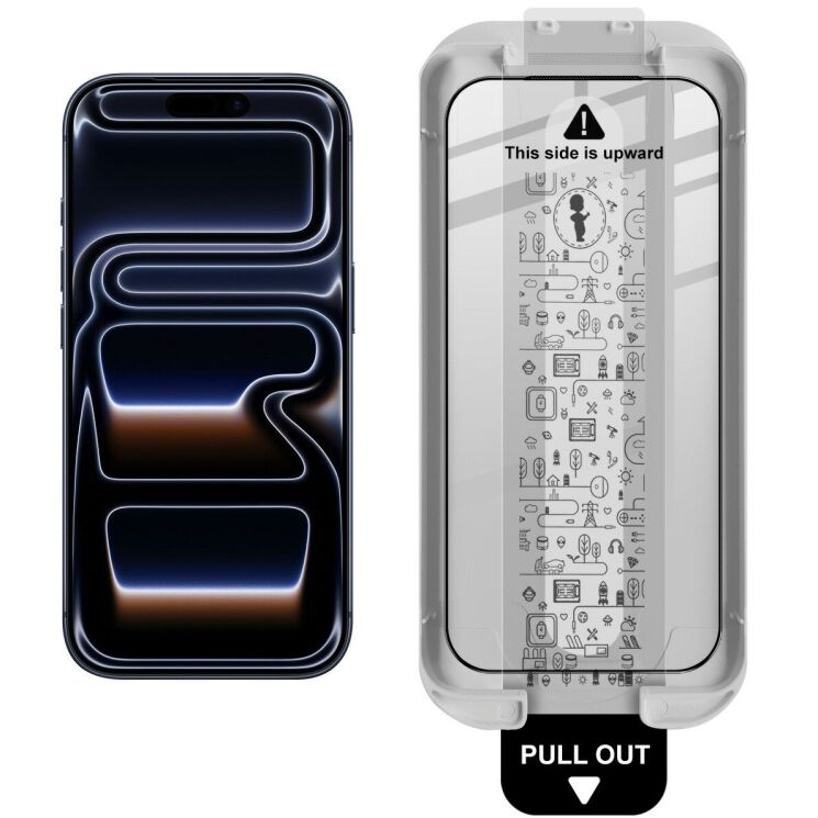 Захисне скло IMAK Easy Install Full GLue для iPhone 17 Pro Max - Black: фото 2 з 12