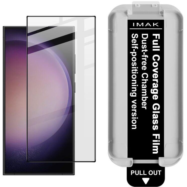 Захисне скло IMAK Easy Install Full Glue для Samsung Galaxy S24 Ultra (S928) - Black: фото 1 з 9