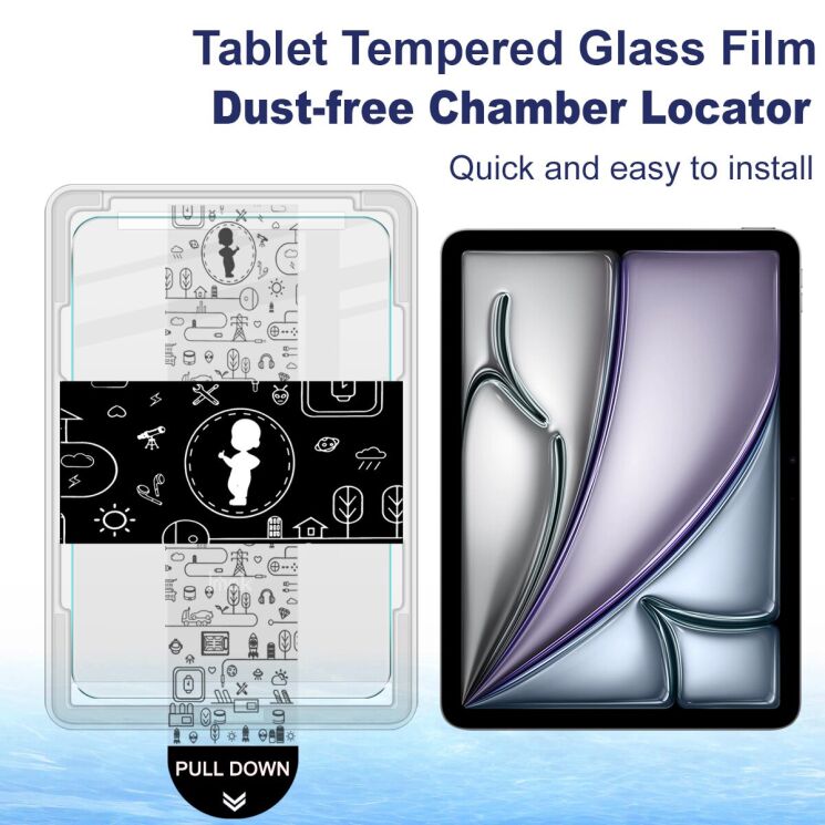 Защитное стекло IMAK H Install Glass для iPad Air 13 M4/M3/M2 (2026/2025/2024): фото 3 из 9