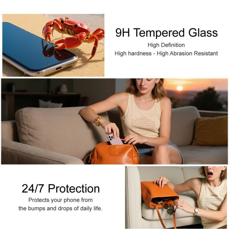 Захисне скло IMAK H Screen Guard для OnePlus Nord 5 / Ace 5 Ultra: фото 7 з 9