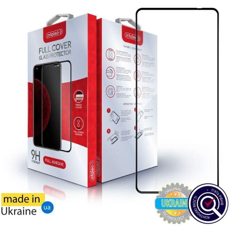 Защитное стекло Intaleo Full Glue для Motorola Moto G86 - Black (383356B) Защитное стекло Intaleo Full Glue для Motorola Moto G86 - Black: фото 1 из 8