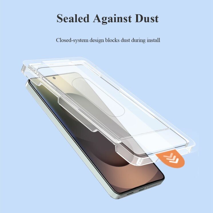 Защитное стекло LEREACH Tempered Glass Full Screen Protector для Samsung Galaxy S26 (S942) - Black (412002T) Защитное стекло LEREACH Tempered Glass Full Screen Protector для Samsung Galaxy S26 (S942) - Black: фото 5 из 11