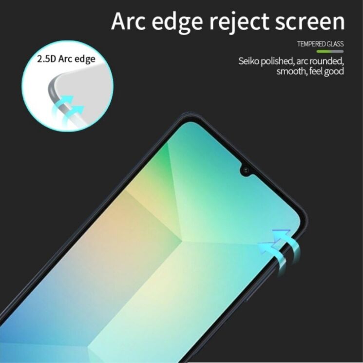 Защитное стекло MOFI Full Glue Protect для Samsung Galaxy A26 (A266) - Black: фото 5 из 10