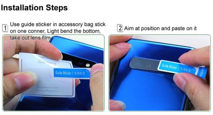 Защитное стекло на камеру IMAK Integrated Lens Protector для Samsung Galaxy Flip 5: фото 9 из 11