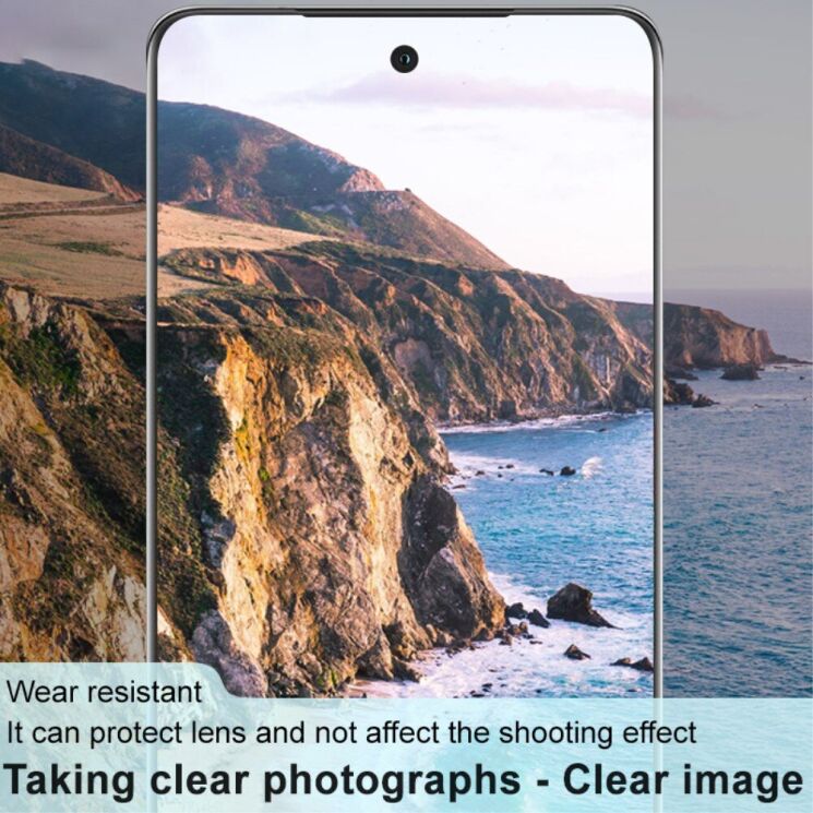 Защитное стекло на камеру IMAK Integrated Lens Protector для Samsung Galaxy S21 Ultra (G998) - Black: фото 7 из 8