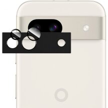 Защитное стекло на камеру IMAK Metal Glass Lens для Google Pixel 8A - Black: фото 1 из 13