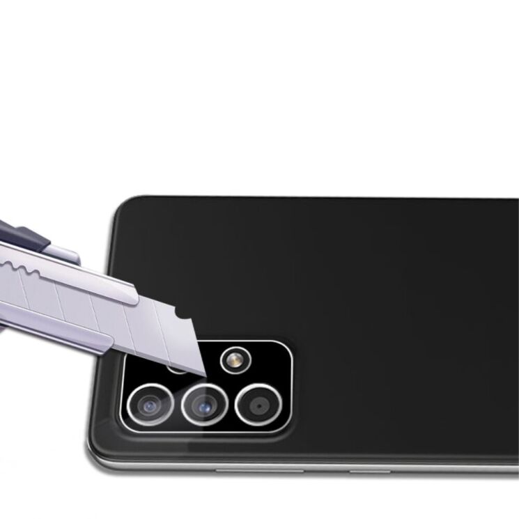 Защитное стекло на камеру MOCOLO Black Camera Lens для Samsung Galaxy A73 (A736) - Black: фото 5 из 12