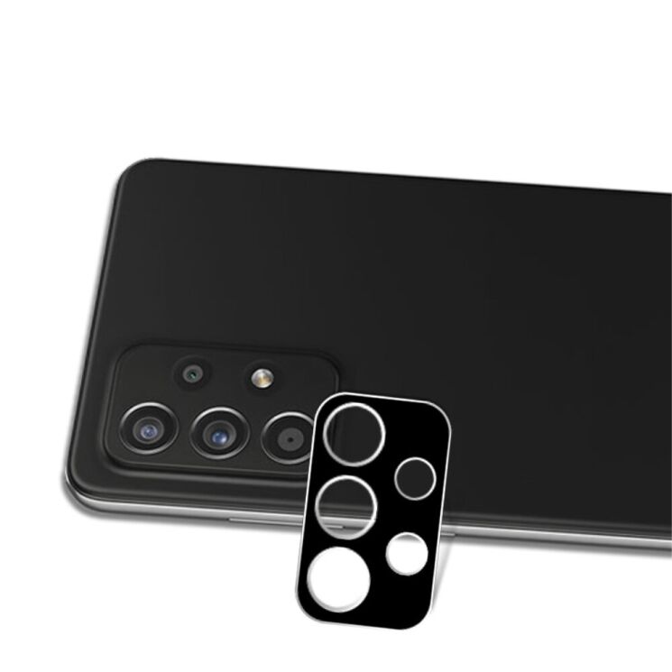 Защитное стекло на камеру MOCOLO Black Camera Lens для Samsung Galaxy A73 (A736) - Black: фото 2 из 12